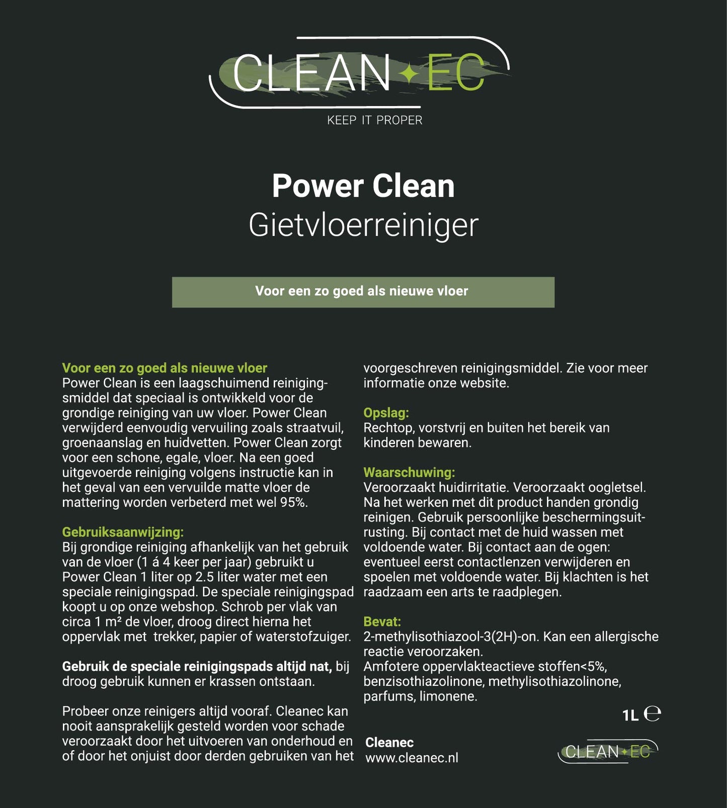Cleanec Power Clean 1 Liter