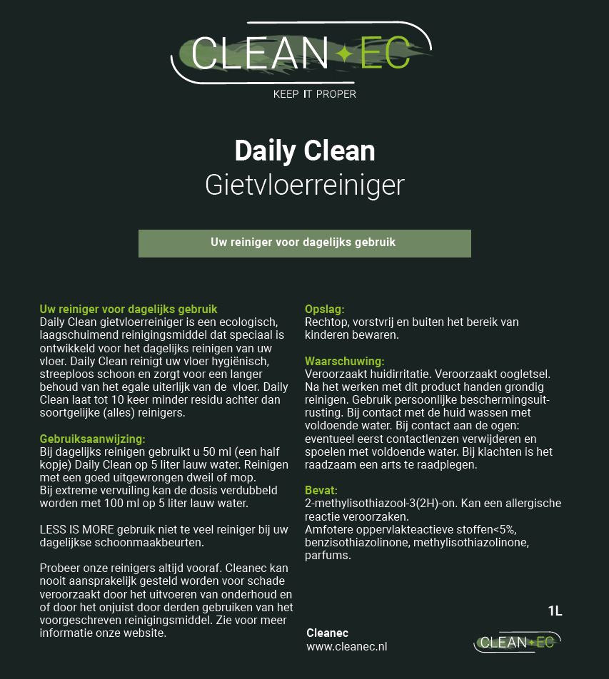 Daily Clean + Power Clean Tester + Rode Reinigingspad