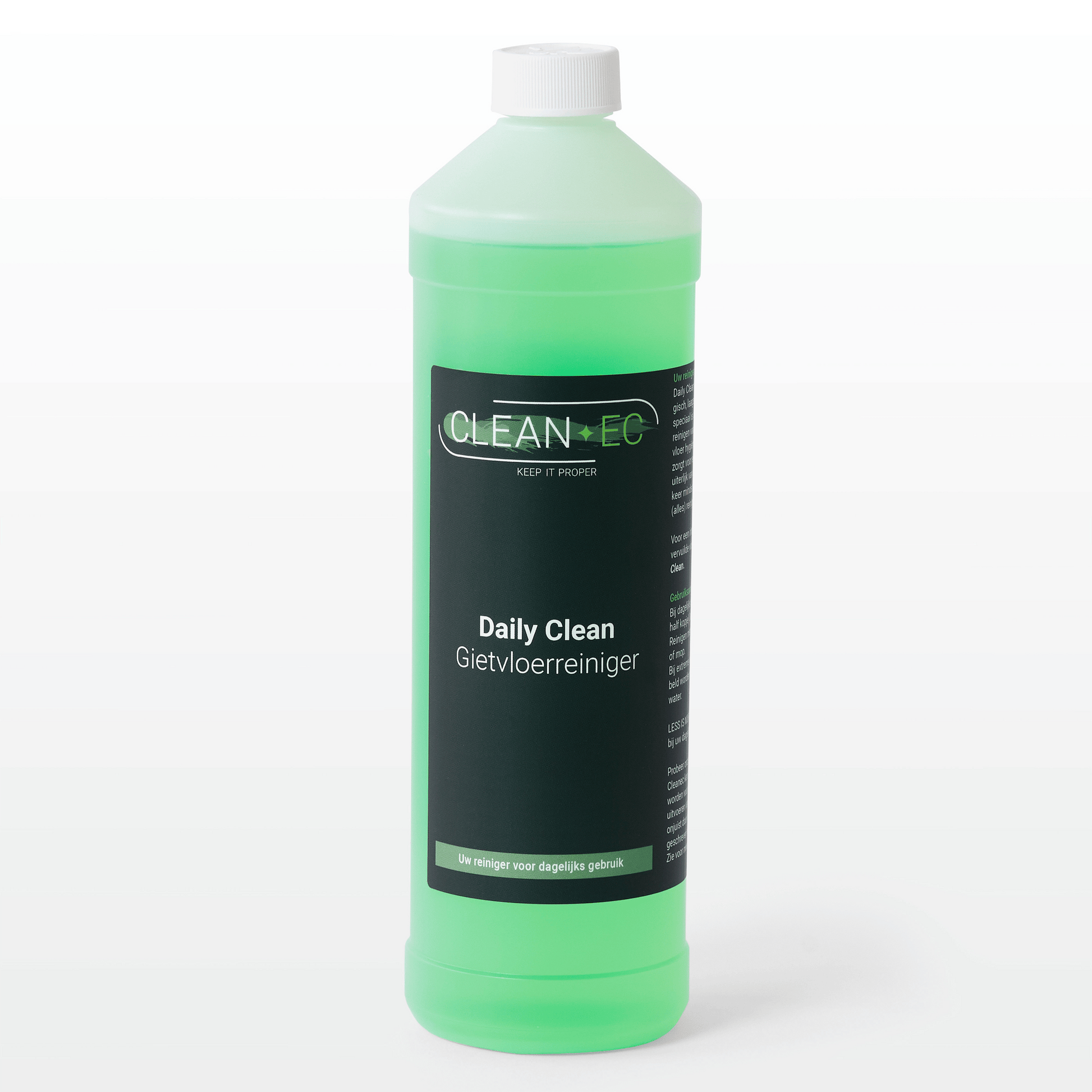 Fles Cleanec Daily Clean van 1 liter voor dagelijkse reiniging van gietvloeren