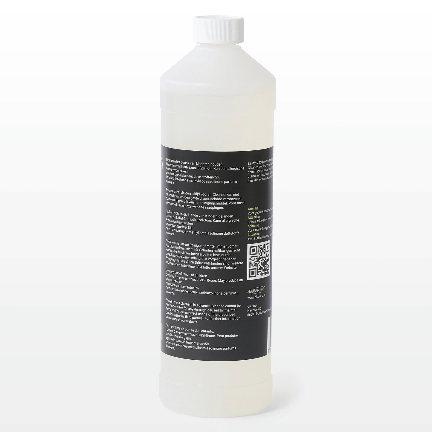 Cleanec Power Clean gietvloerreiniger 1 liter – voor dieptereiniging van gietvloeren, epoxy en woonbeton