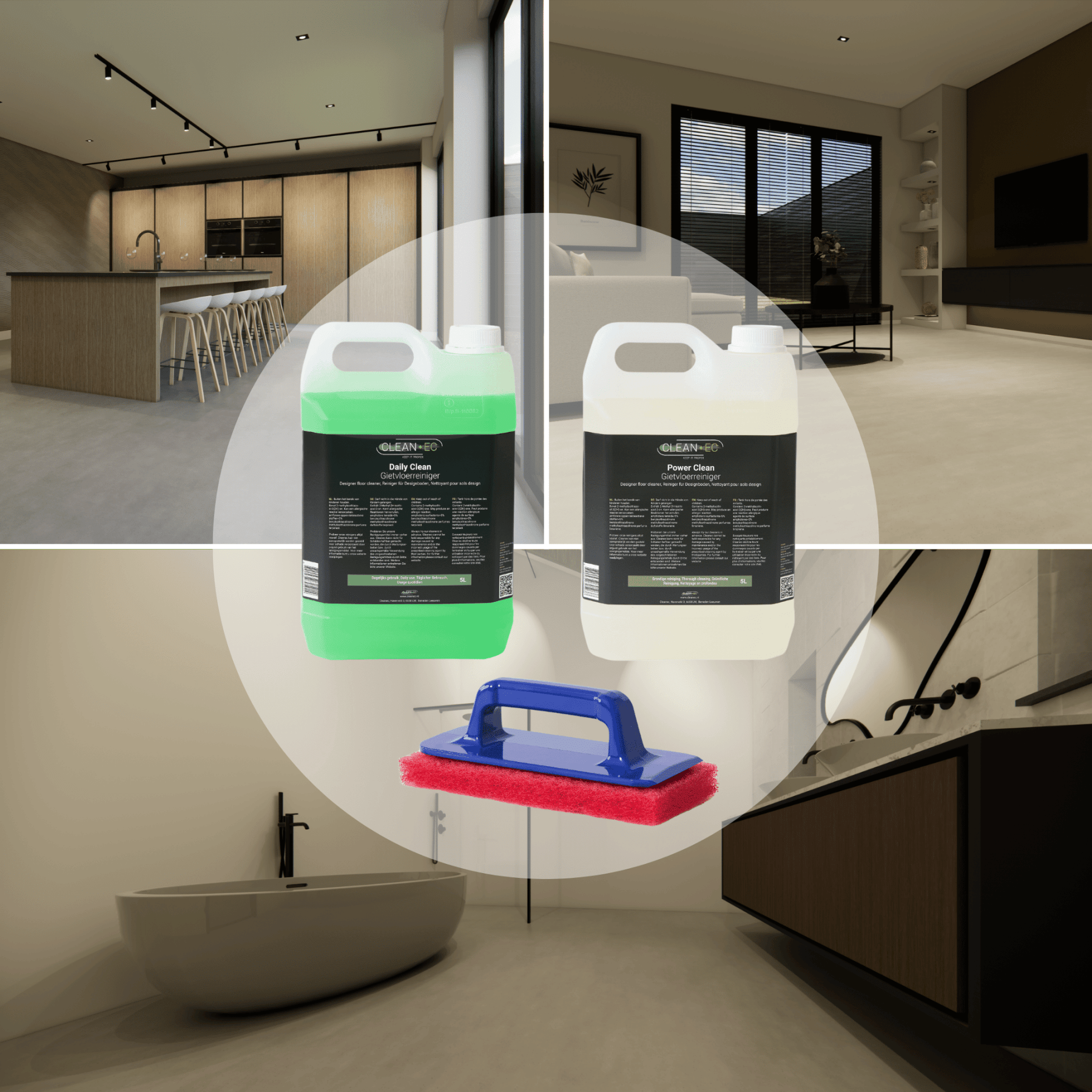 Duo Pack XL incl. handhouder - Cleanec