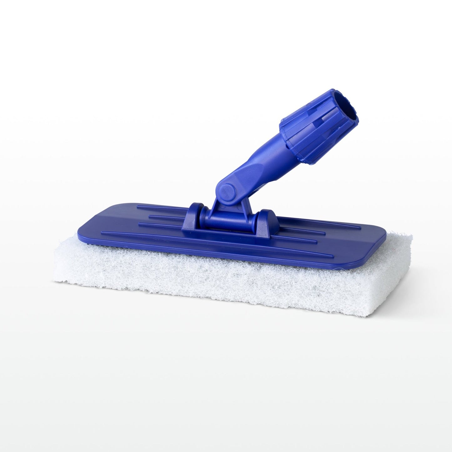 Witte reinigingspad & houder met steelverbinding - Cleanec