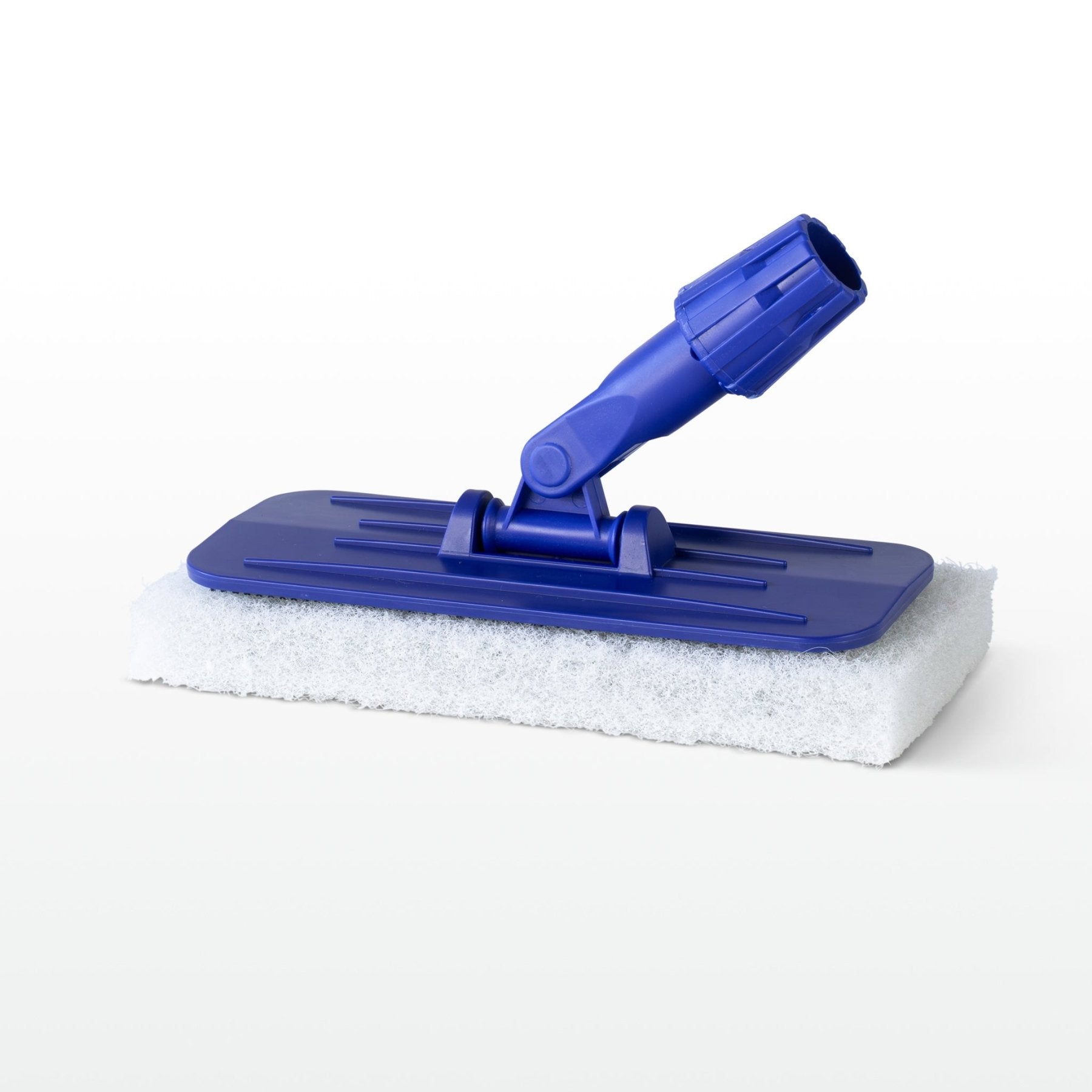 Witte reinigingspad & houder met steelverbinding - Cleanec